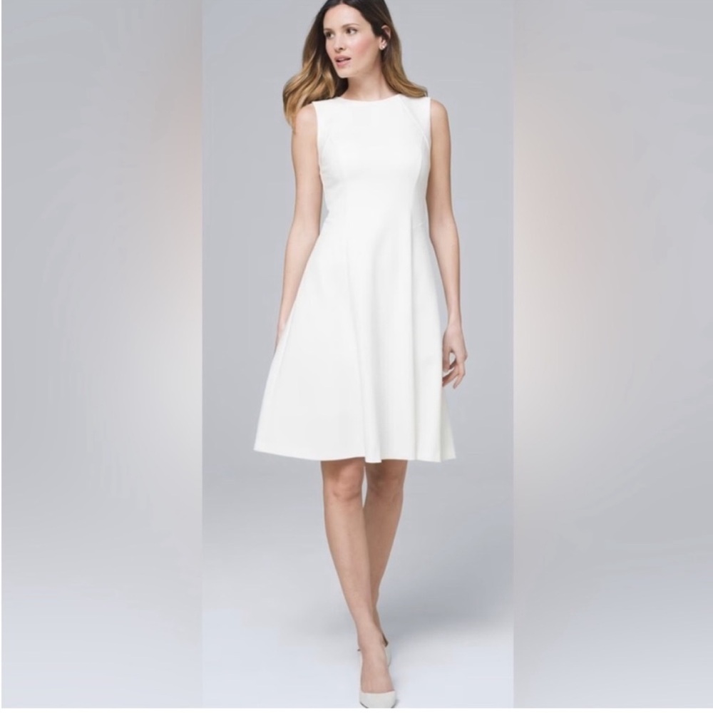 White House Black Market Ivory Dress